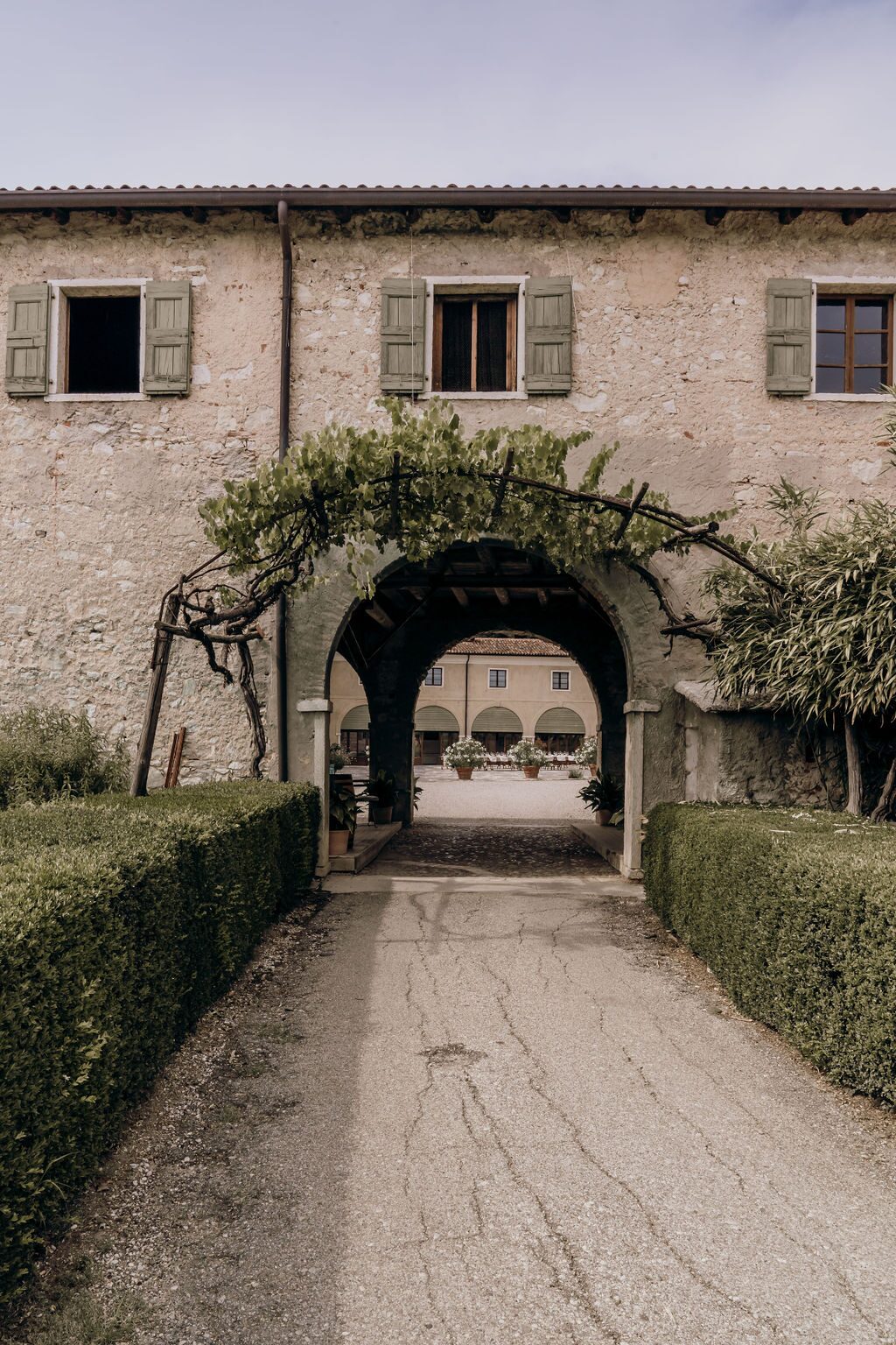 Villa entrance archway, Verona countryside
