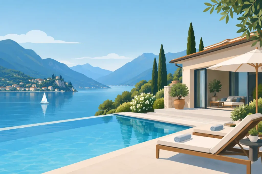 Lake Garda Private Villa Rental, Perfectly Arranged